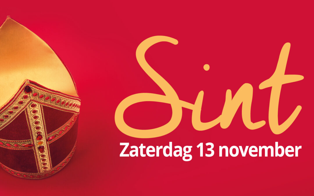 Sinterklaasfeest in winkelcentrum Crimpenhof